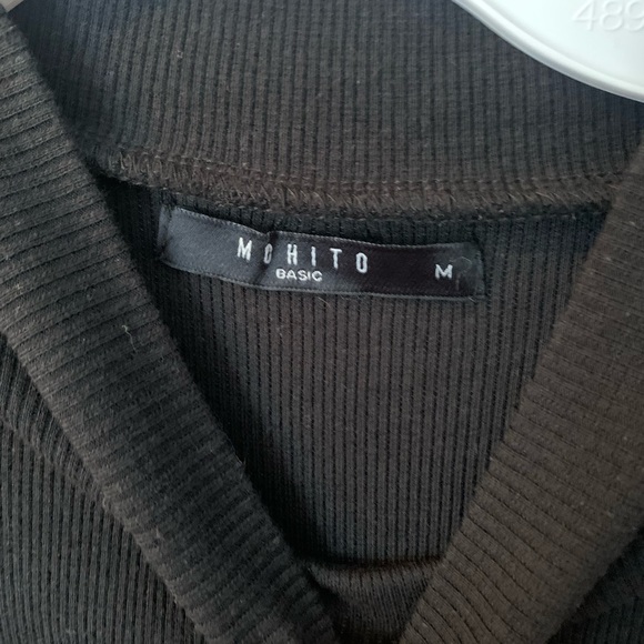 BLACK MIDI DRESS - Picture 3 of 4